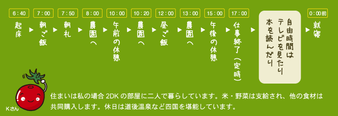 ボラバイターのある一日